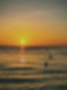 Sonnenuntergang über dem Meer in Santa Marta, Kolumbien