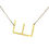 Thumbnail: Monogram Collection Initial Necklace
