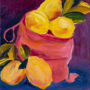 לימונים - טבע דומם
(17*24)