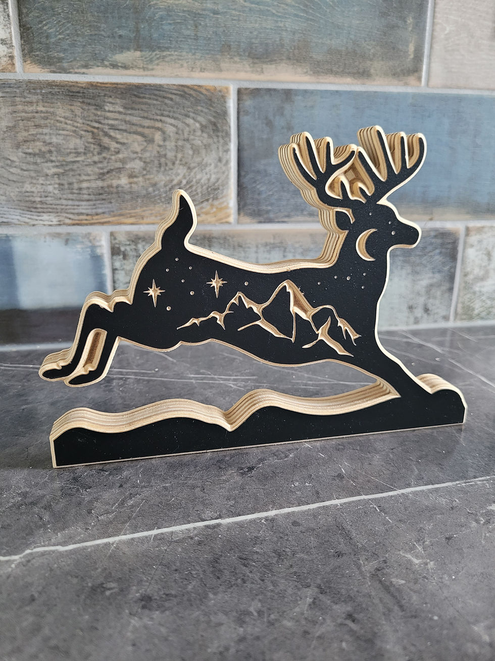 Deer 8.5" x 6" x .75"