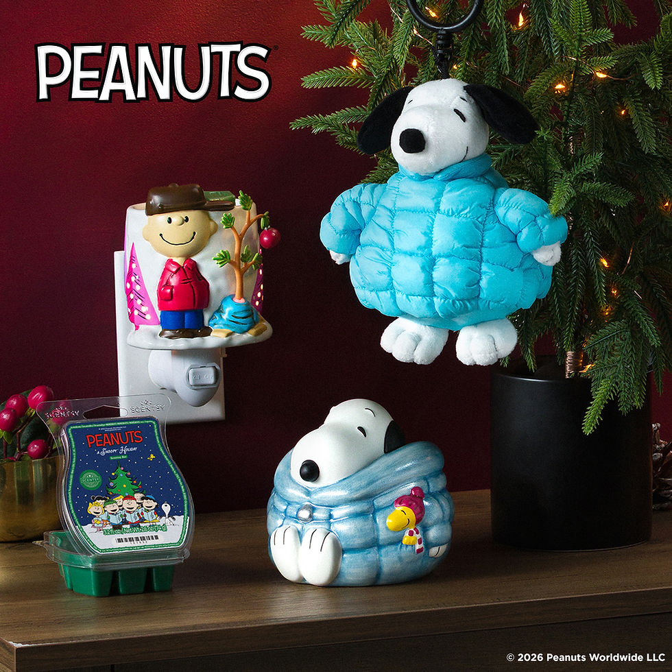Scentsy Peanuts Collection: Holiday cheer with Peanuts