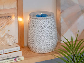 Scentsy Charitable Cause Warmer: Woven Warmer for the Fall Winter Catalog 2024