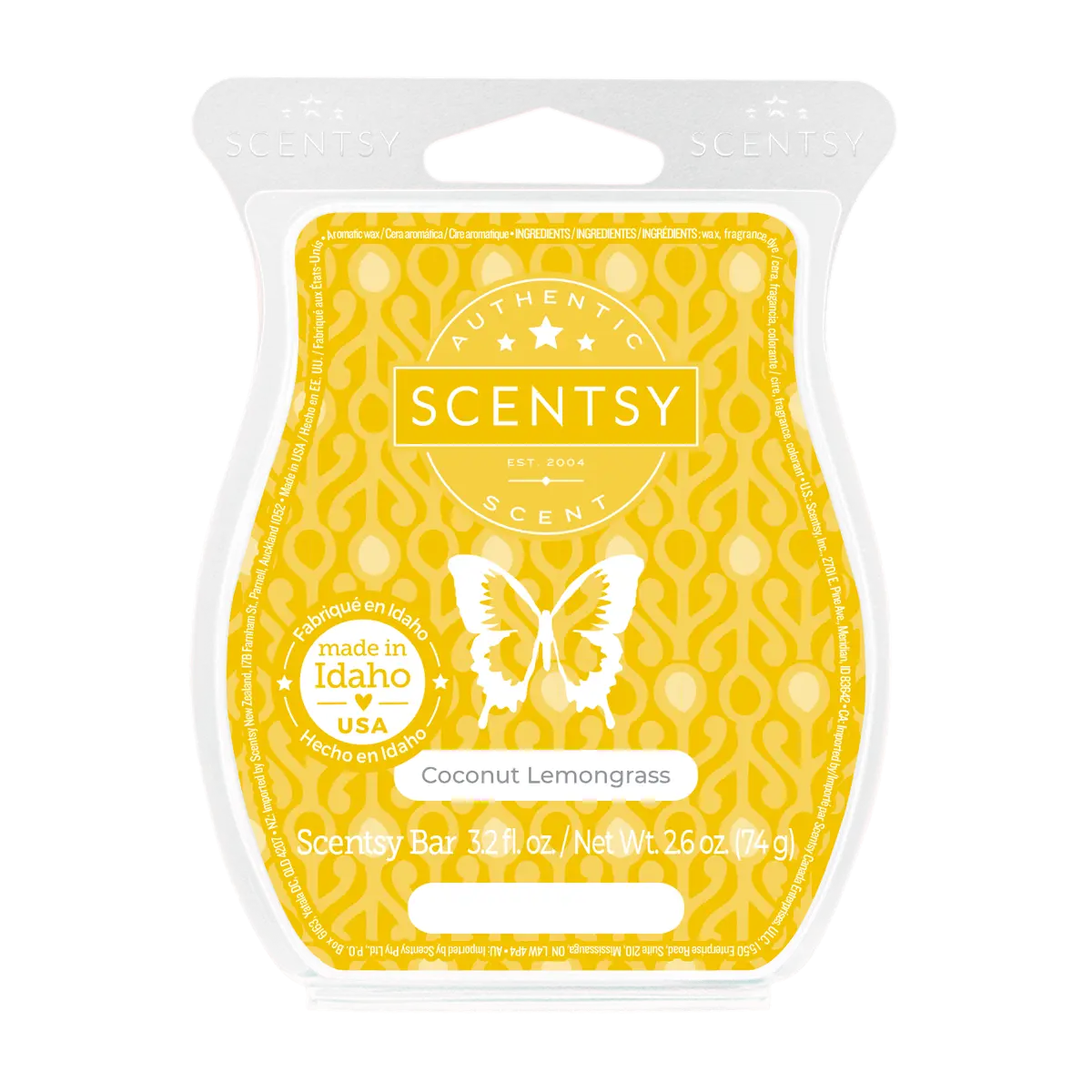 Scentsy Coconut Lemongrass Scent