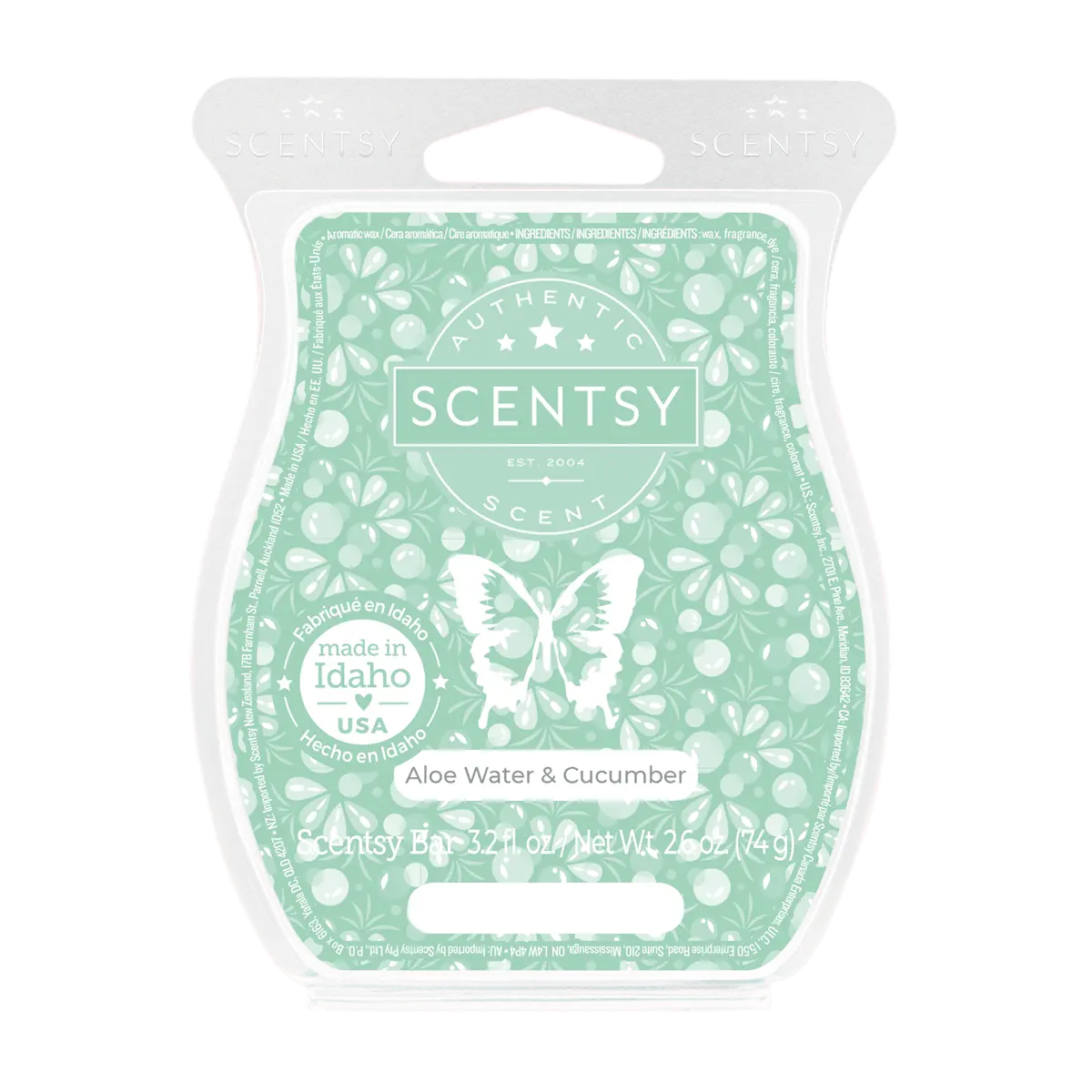 Scentsy Aloe Water  & Cucumber Scent