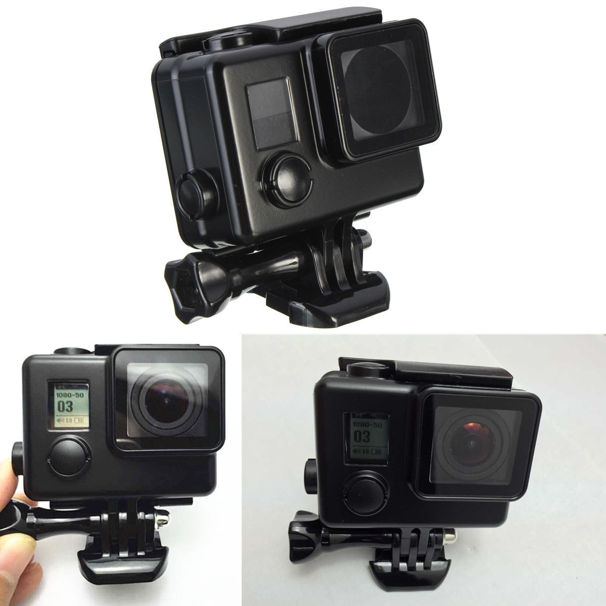 Carcasa sumergible Negra para Hero 3, 3+ y 4