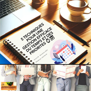 5 Etapes pour une Gestion Efficace du Temps et des Priorités 🎯