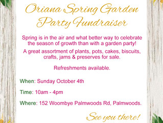 Oriana Inaugural Spring Garden Party
