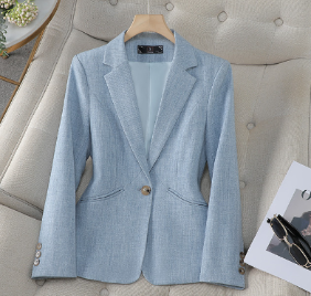 Miniatura: Modern Fit Tailored Blazer - Korean Style (One Piece)