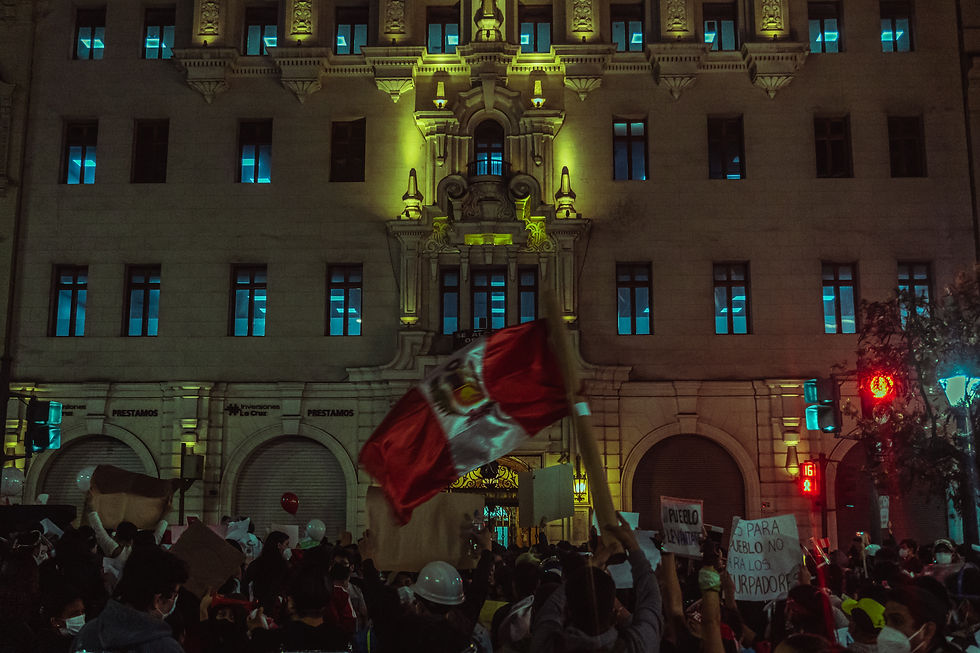 El "primer paso" del pueblo peruano