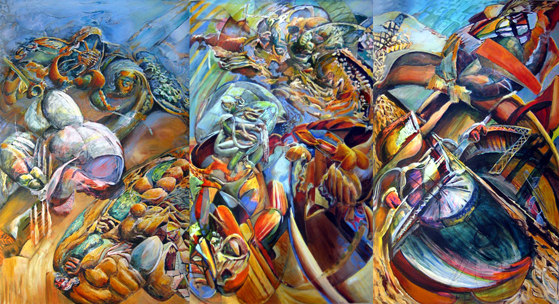 Annunciated Again (Triptych)