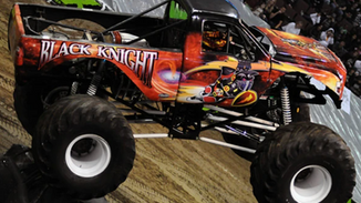 Black Knight monster truck film vehicle rental for music video filming in Southern California