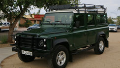 1998 Land Rover D110 off-road truck picture car for hire for advertising campaigns in Hollywood