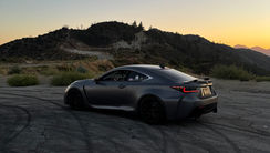 Lexus RCF car ready for productions. 