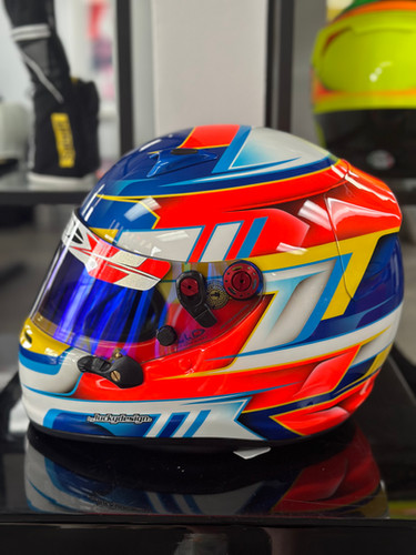 Custom Painted Arai GP7SRC (SpeedPaint Deal Red painted Helmet