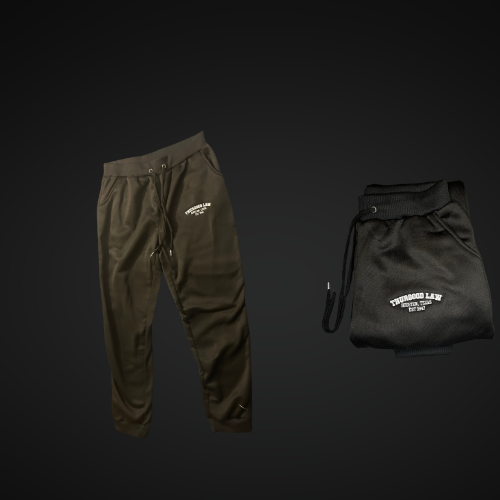 Thumbnail: Men Solid Slant Pocket Sweatpants