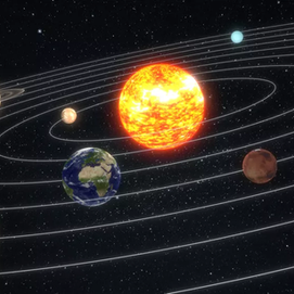 Le système solaire.... à l'échelle.