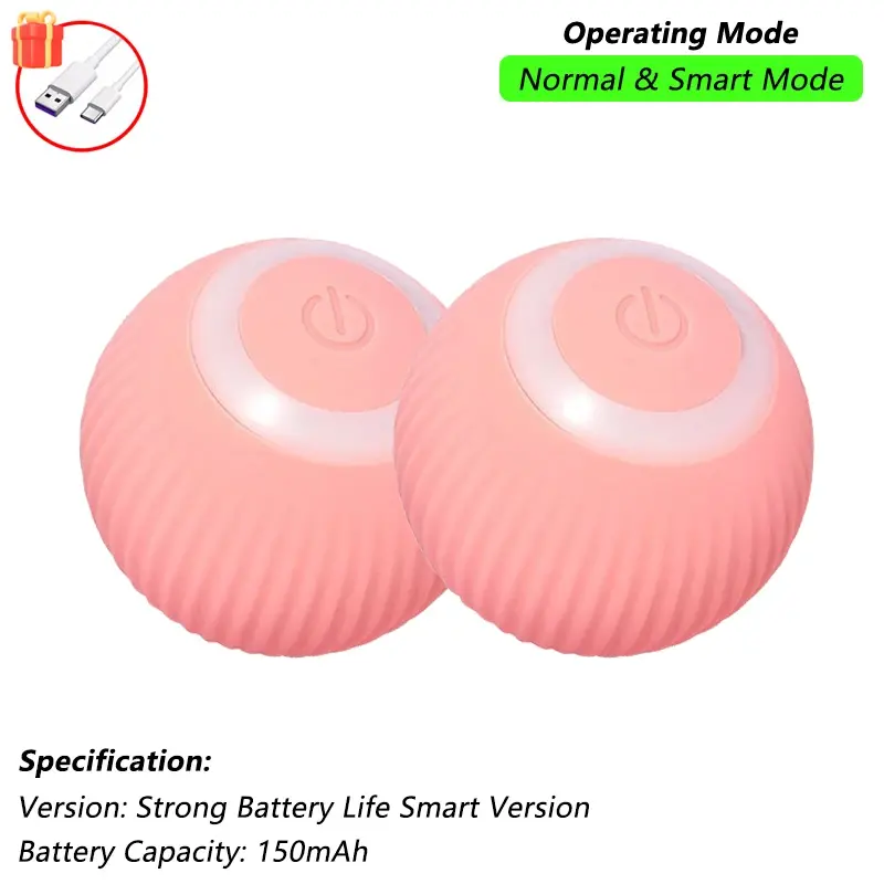 Thumbnail: Smart Electric Pet Toy – Auto-Rolling Hunt Ball