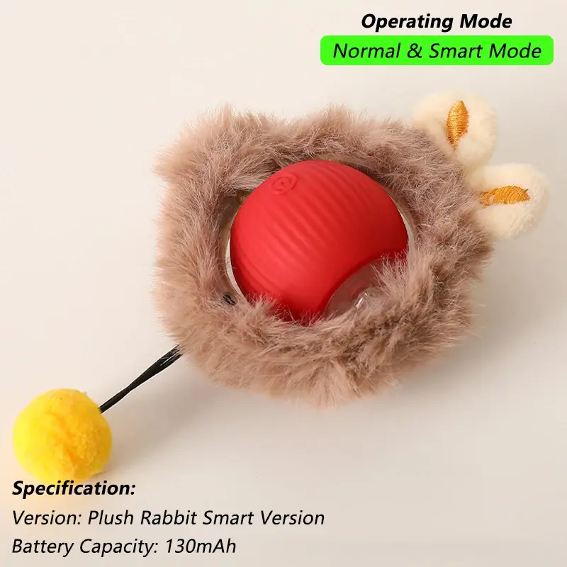 Thumbnail: Smart Electric Pet Toy – Auto-Rolling Hunt Ball