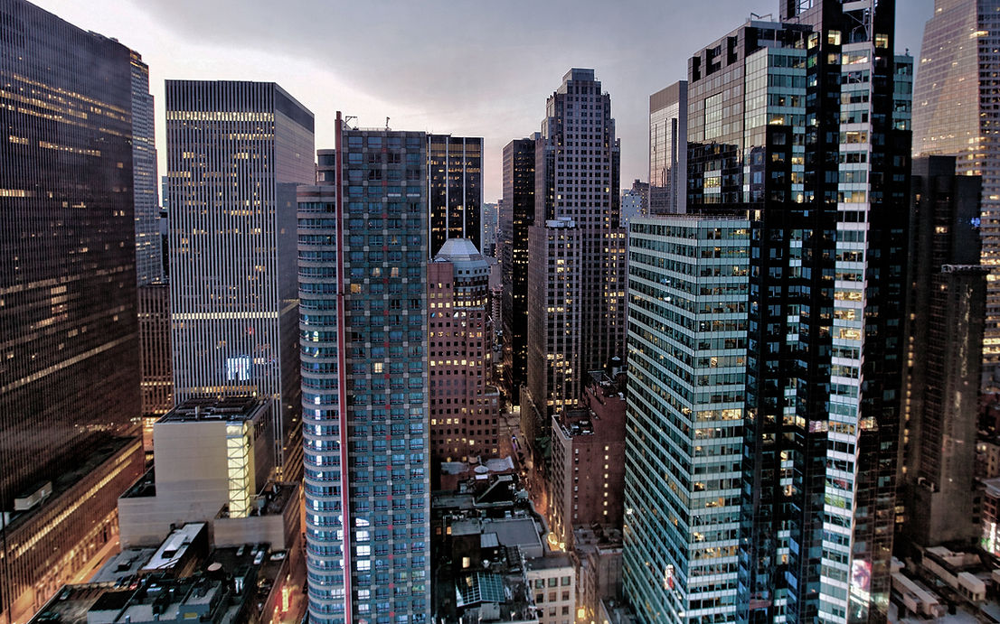 Skyscrapers at Night