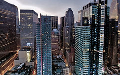 skyscraper buildings in city
