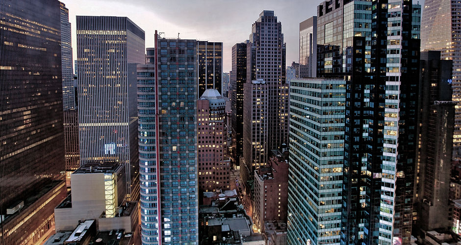 Skyscrapers at Night