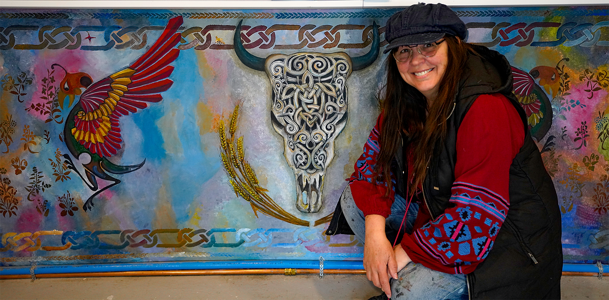 Letitia Hill Burren Distillers Mural ©2021