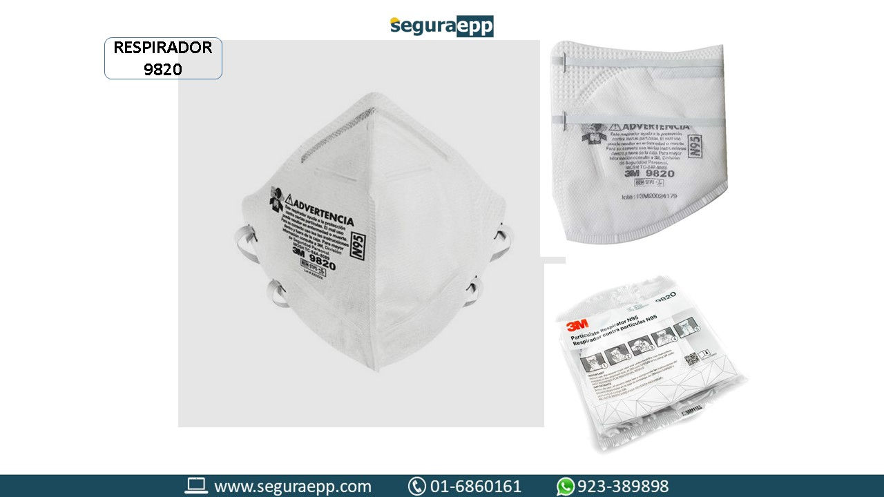 Respirador (Pff-2) 9820 3m