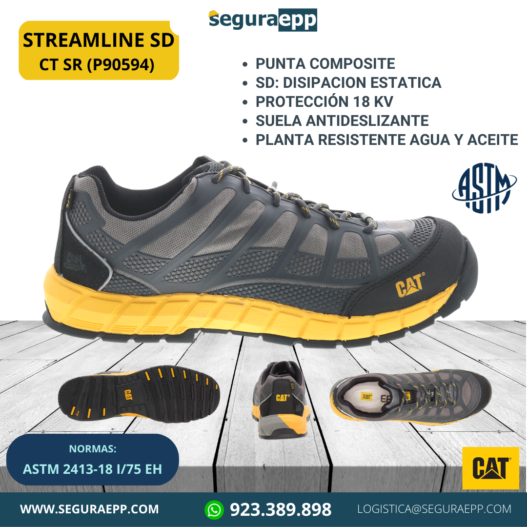 Calzado Cat Zapatilla Streamline Sd Ct Sr P90594