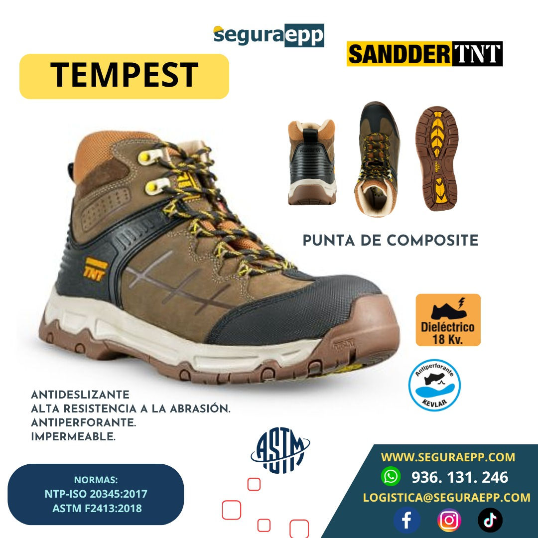 Botín de Seguridad Hidrofugado – TEMPEST