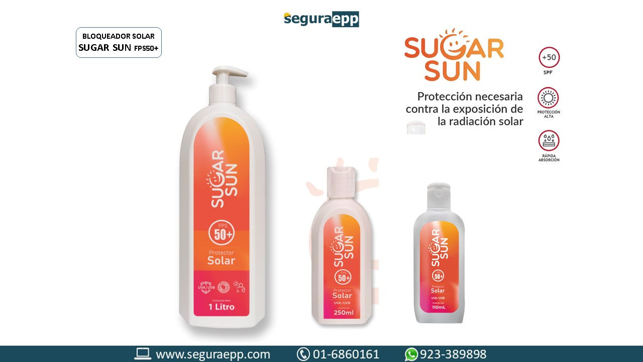 Bloqueador Solar Sugar Sun Fps 50+