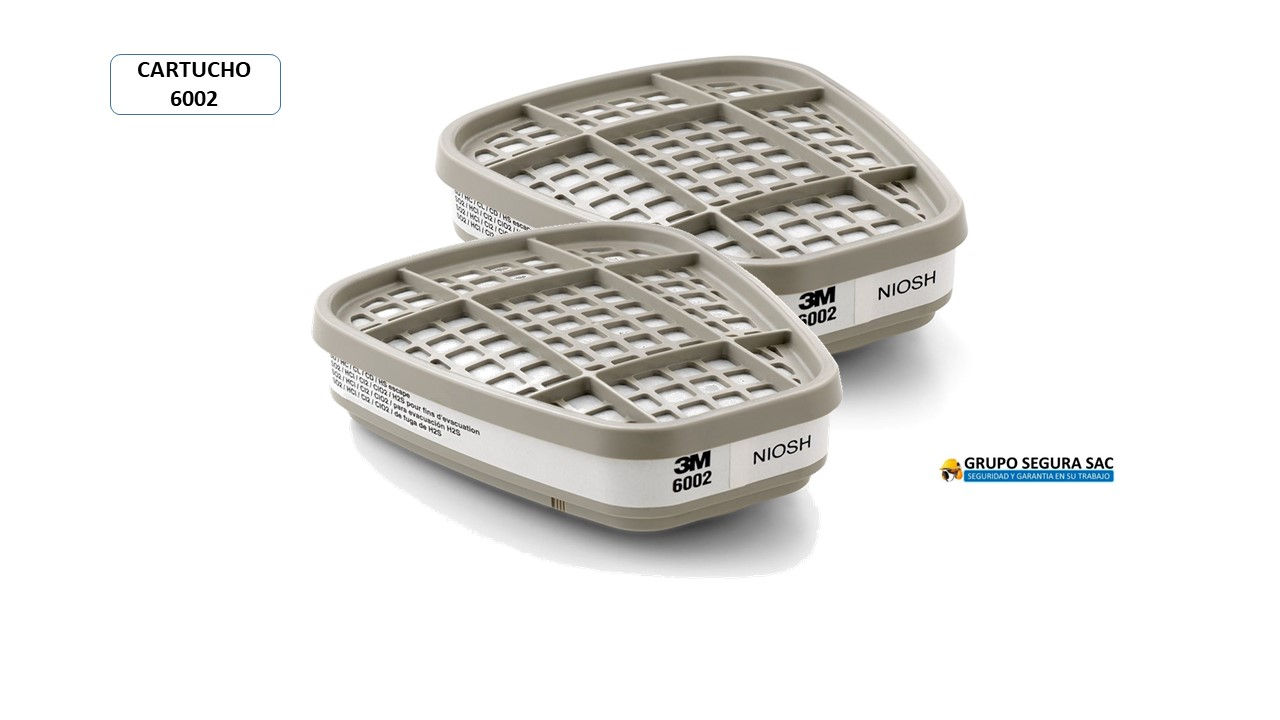 Cartucho 6002 (Gases Acidos) 3m