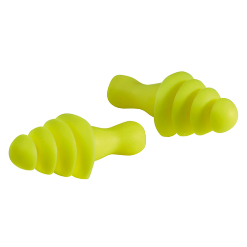 Tapones anti-ruido amarillos con cordón 30dB (50 pares)
