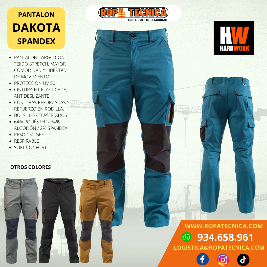 PANTALON DAKOTA SPANDEX - HARD WORK