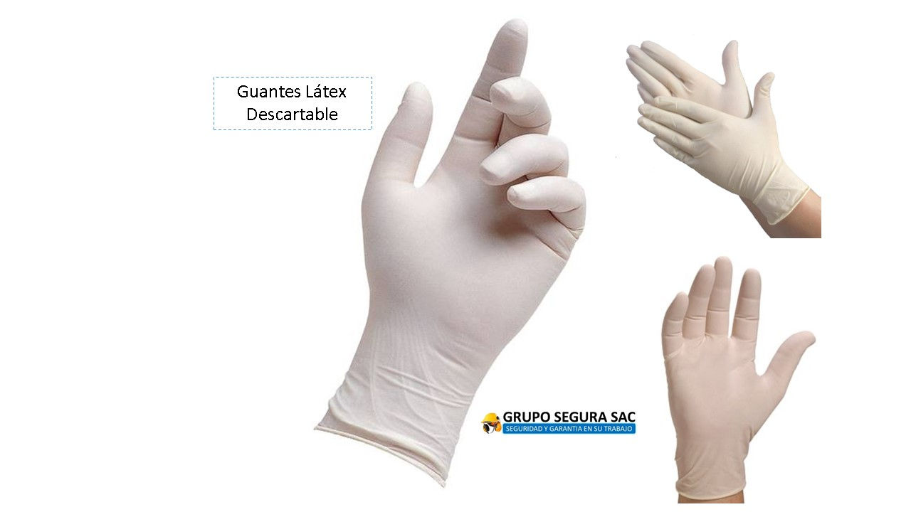 Guantes De Latex Descartables / Desechables