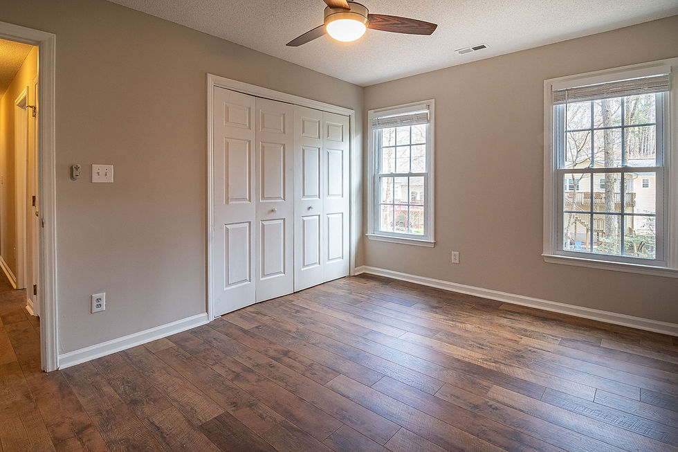 An empty interior of a house. 