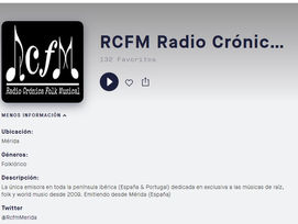 ESCUCHA RCFM EN APLICACIONES COMO TUNEIN!!