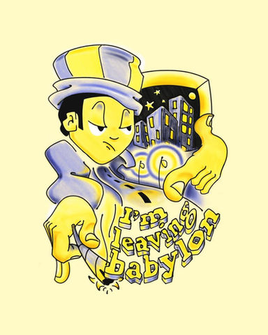 DISCO REBEL "LEAVING BABYLON" EP COVER