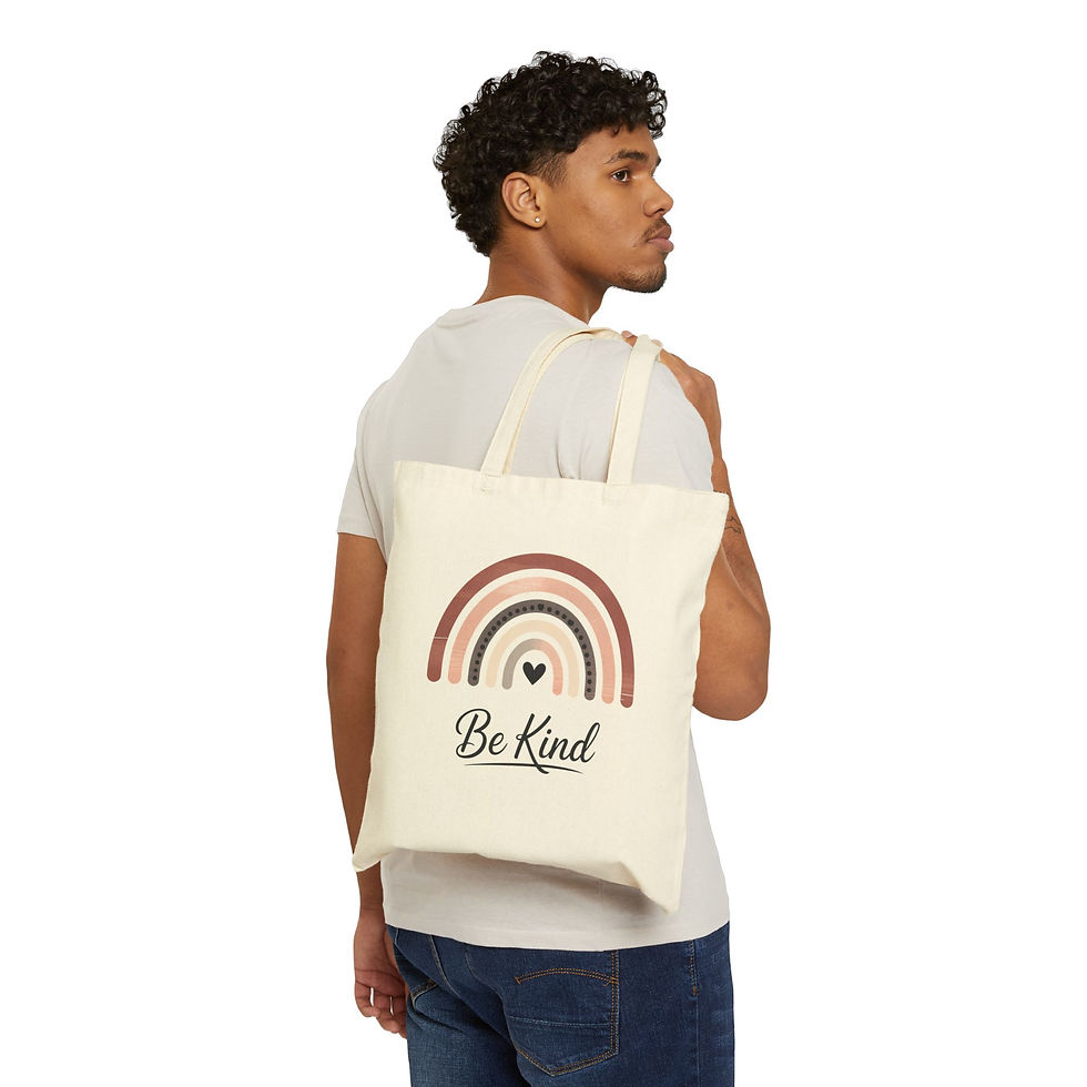 Thumbnail: Tote Bag - Be Kind Canvas Tote