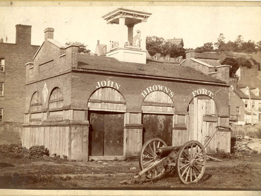 An old photograph showing John Brown's Fort