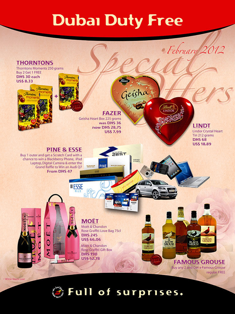Monthly flyers sample