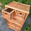 Thumbnail: 1970's/1980's bamboo & wicker storage chest of drawers