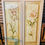 Thumbnail: Pair of large, framed Oriental style botanical prints in neutral tones