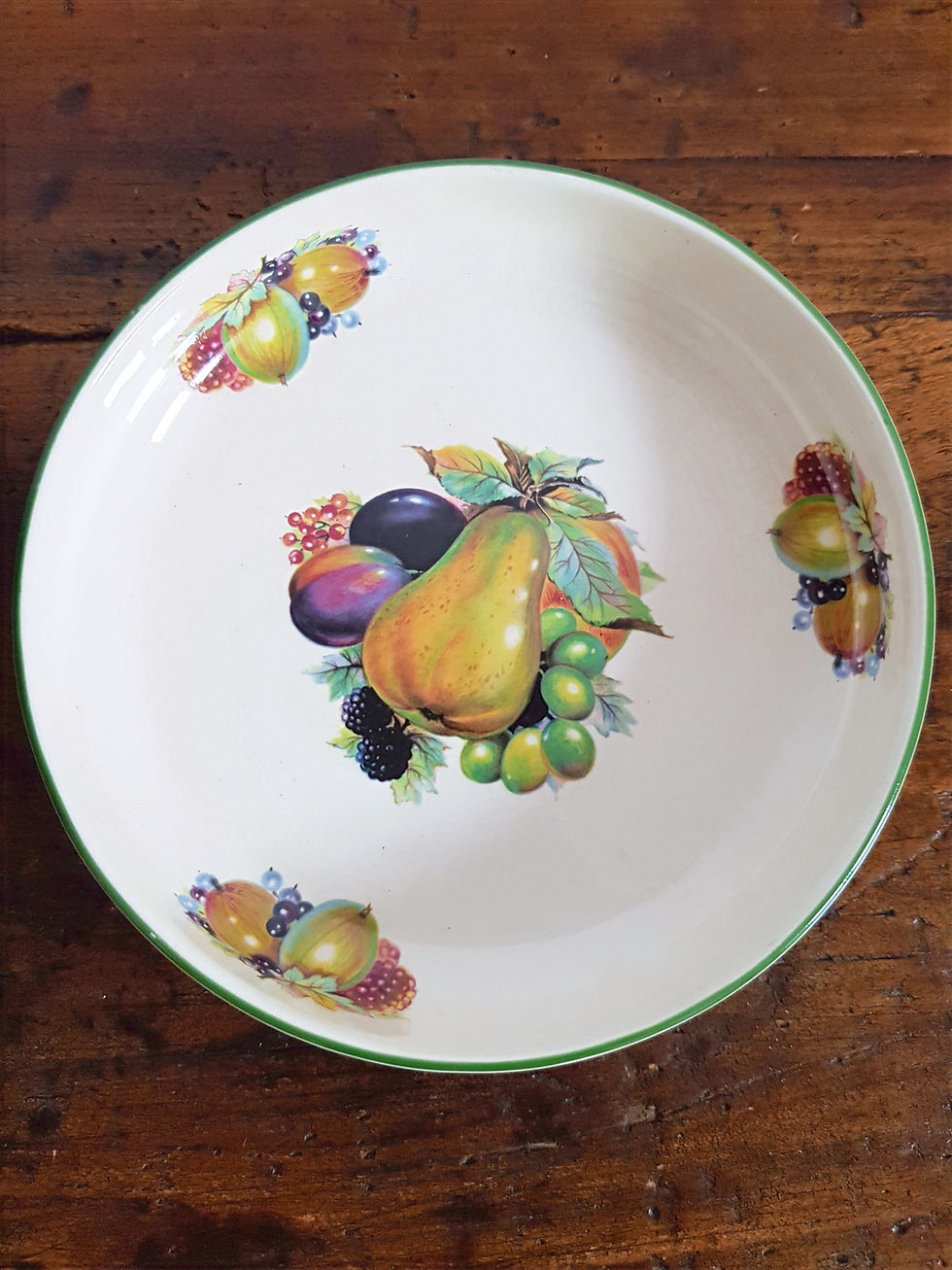 Thumbnail: Vintage Prinknash serving or fruit bowl