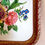 Thumbnail: Floral, square tin tray by Baret Ware