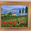 Thumbnail: 'Among the Tuscan Hills' painting in acrylic on board in gold frame
