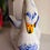 Thumbnail: Unusual, hand-painted swan plant pot, made in Portugal by R.C. Cal