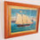 Thumbnail: Large print of old sailing ship in solid wood frame