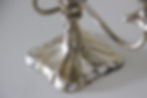 Rustic Silver Candelabra Pair