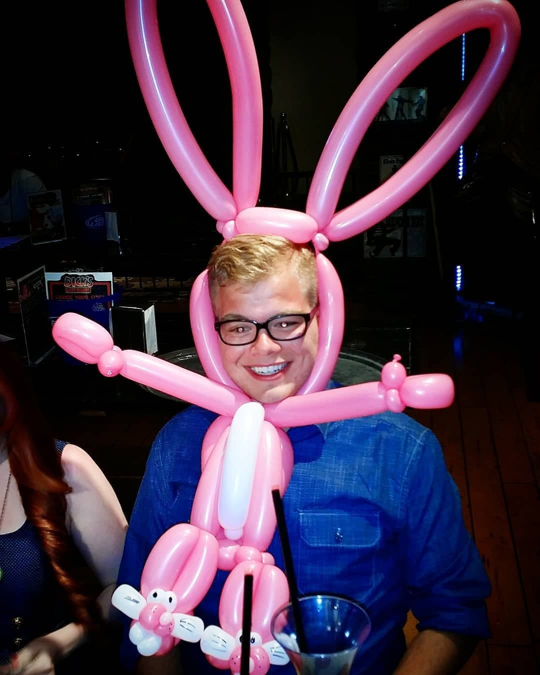 Wearable Bunny Party Balloon