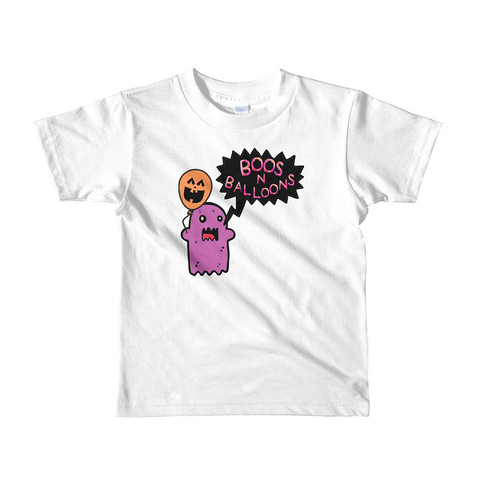 Thumbnail: "BOOS 'N Balloons" Short sleeve kids t-shirt